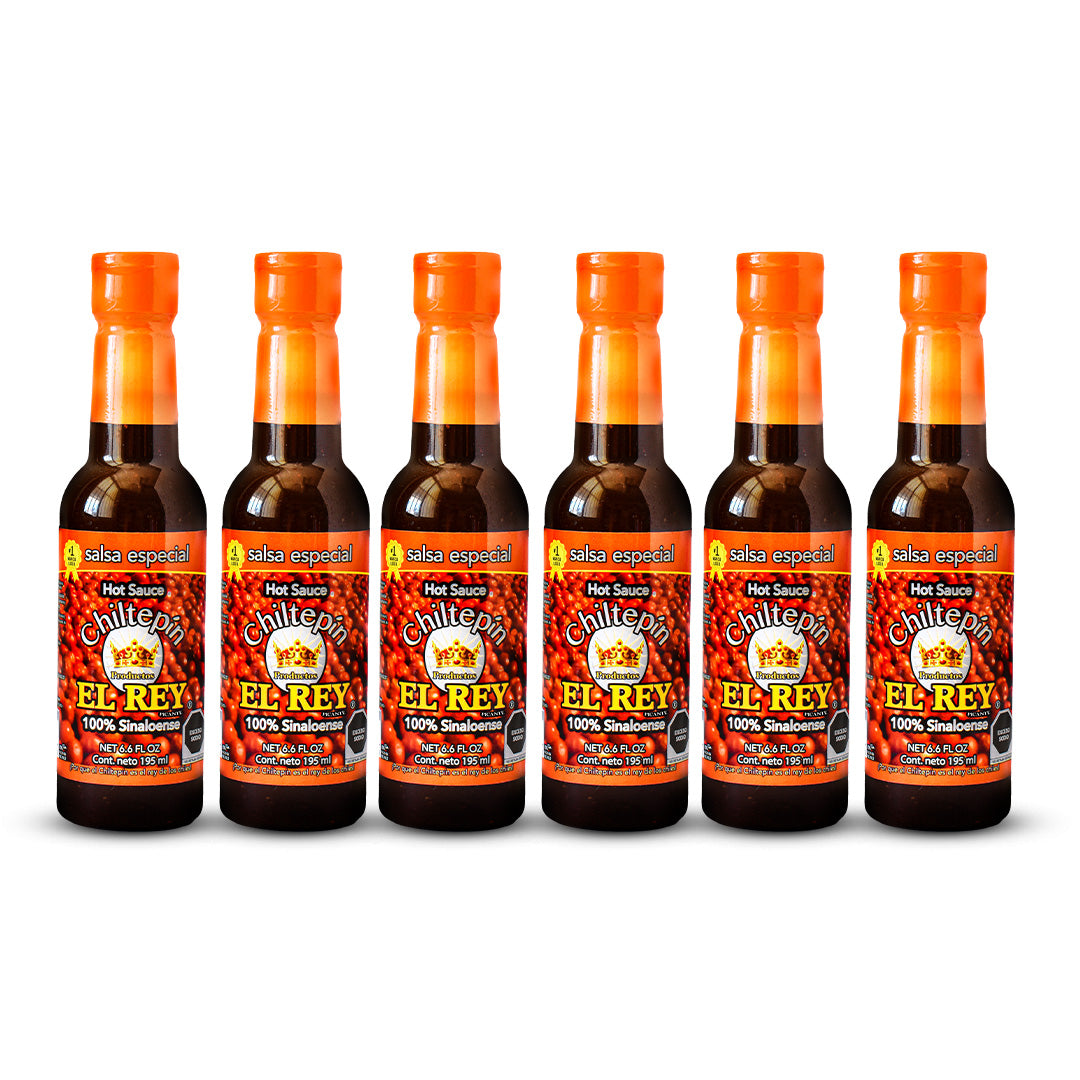 Especial Chiltepin Hot Sauce Bundle (6x6.6 oz)