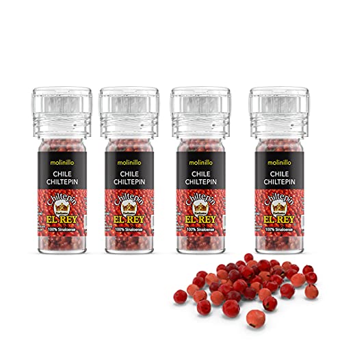 Chiltepin El Rey Mill Molinillo 4 Pack