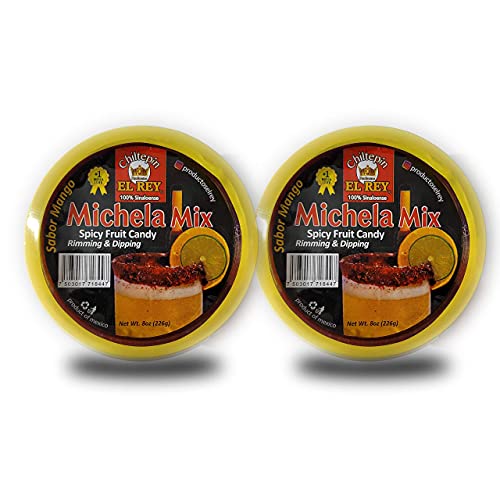 Michela Mix 2 Pack michelada Rimmer, Rimming Dip, Michelada and Fruit Dip, Chiltepin El Rey