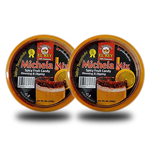 Michela Mix 2 Pack michelada Rimmer, Rimming Dip, Michelada and Fruit Dip, Chiltepin El Rey